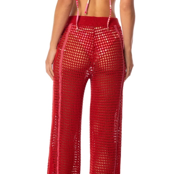 Maaji Flame Coral Novelle Pants Medium NWT - Picture 6 of 10